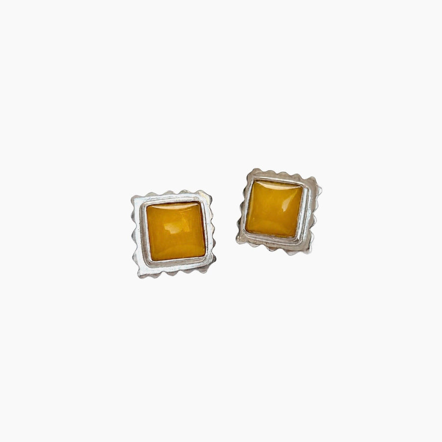 Kolczyki Ravioli Silver