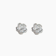 Kolczyki Flora maxi Silver
