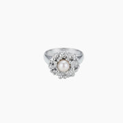 Pierścionek Seafoam Pearl Maxi silver