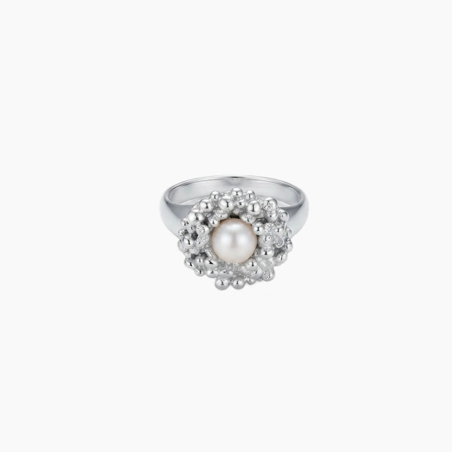 Pierścionek Seafoam Pearl Maxi silver