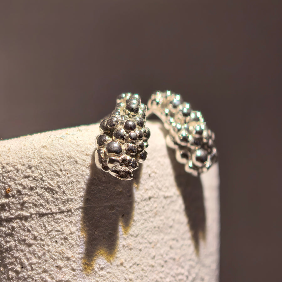 Kolczyki Seafoam Silver