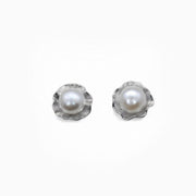Kolczyki Blooming Pearl Mini Silver